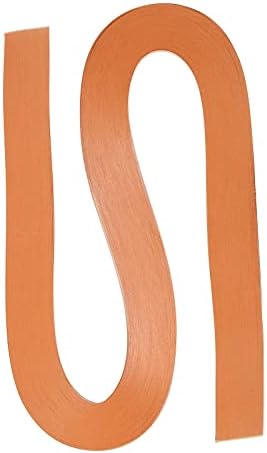PATIKIL Quilling Strips Paper 120pcs 1/8"(3mm) 54cm Origami Paper Quilling Strip for Art DIY Hand Craft Christmas Orange by PATIKIL