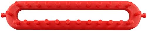 JCBIZ Rectangle Knitting Looms Plastic Weaving Looms Set Scarf Hats DIY Crocheting Handmade Craft Kit with a Crochet Hook and Needle for Knitting Lovers, 26 cm (Red) - Image 4
