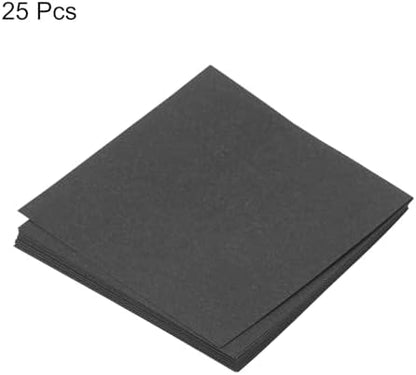 MECCANIXITY 25 Sheet Origami Paper Double Sided Black 2.5x2.5 Inch Square Sheet for Art Craft Project, Beginners, Gift Decoration - Image 3