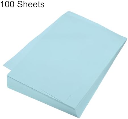 MECCANIXITY 100 Sheet Origami Paper Double Sided Light Blue 8.3 x 5.8 Inch Square Sheet for Art Craft Project, Beginners, Gifts Decor - Image 3