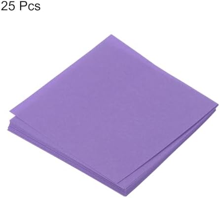 MECCANIXITY 25 Sheet Origami Paper Double Sided Deep Purple 2.5x2.5 Inch Square Sheet for Art Craft Project, Beginners, Gift Decoration - Image 3