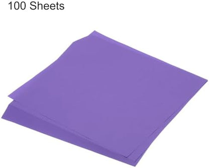 MECCANIXITY 100 Sheet Origami Paper Double Sided Deep Purple 10x10 Inch Square Sheet for Art Craft Project, Beginners, Gifts Decor - Image 3