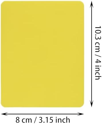 ONLYKXY 6pcs PVC Red Yellow Soccer Cards Set Warning Ejection,4x3.15in - Image 2