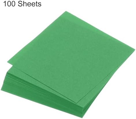 MECCANIXITY 100 Sheet Origami Paper Double Sided Emerald Green 5.5 x 5.5 Inch Square Sheet for Art Craft Project, Beginners, Gifts Decor - Image 3