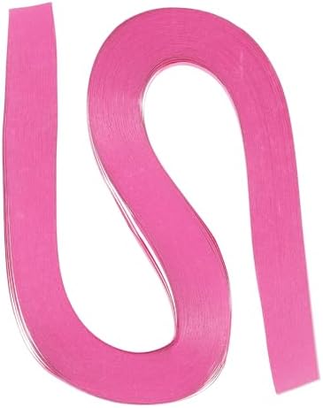 PATIKIL 120pcs Quilling Strips Paper 3/16"(5.2mm) 21"(54cm) Origami Paper Quilling Strip for Art DIY Hand Craft Christmas, Peach Red by PATIKIL