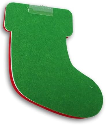 Large Christmas Cutouts for Holiday Kids Crafts - Felt Shapes - 3 Count - 7.5 Inches (Stockings) by Unknown