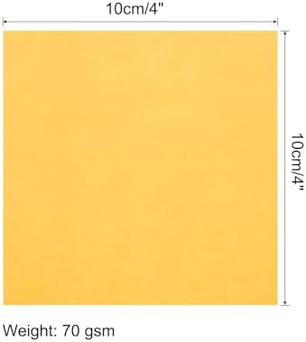 MECCANIXITY 25 Sheet Origami Paper Double Sided Gold 4x4 Inch Square Sheet for Art Craft Project, Beginners, Gifts Decor - Image 2