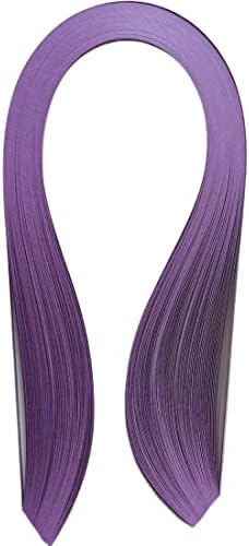 ODETOJOY Quilling Paper Strips - Purple (3mm, 5mm, 10mm) - 21 Inch Length - Non-Foldable - For Adults - Modern Style - Paper Craft Kit by ODETOJOY