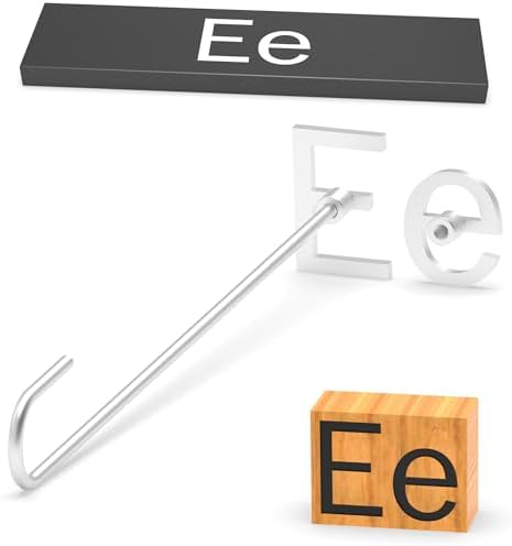 2Pcs Letters Branding Iron for Wood, Leather Branding Stamp (E e) by PKPKAUT