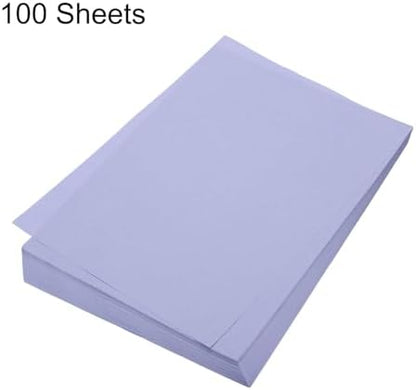 MECCANIXITY 100 Sheet Origami Paper Double Sided Light Purple 11.7 x 8.3 Inch Square Sheet for Art Craft Project, Beginners, Gifts Decor - Image 3