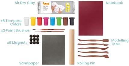 Jovi - DIY Air Dry Kit - Pets Magnets Gift Pottery Kit for Adults - Image 2
