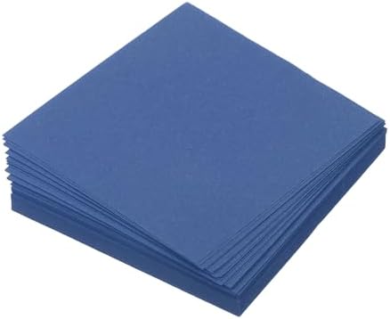 MECCANIXITY 100 Sheet Origami Paper Double Sided Navy Blue 2.5x2.5 Inch Square Sheet for Art Craft Project, Beginners, Gift Decoration by MECCANIXITY