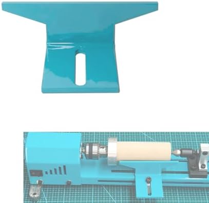 Mini Lathe Extended Thick And Wide Holder Easy To Work With Long Pieces Of Wood Thicker Steel Plate Sturdy And Durable by Winbomgo