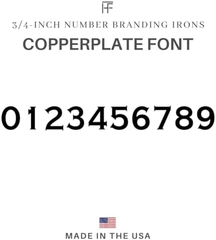 3/4" Number Mini Steel Branding Irons Kit for Hats, Wood Burning, DIY Beginner Adult Crafts Bullet Points - Image 3