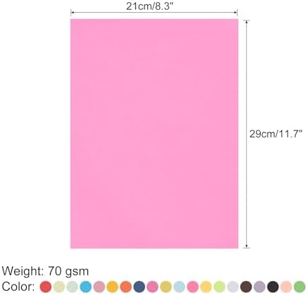 MECCANIXITY 100 Sheet Origami Paper Double Sided 20 Colors 11.7 x 8.3 Inch Square Sheet for Art Craft Project, Beginners, Gifts Decor - Image 2