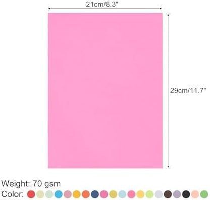 MECCANIXITY 100 Sheet Origami Paper Double Sided 20 Colors 11.7 x 8.3 Inch Square Sheet for Art Craft Project, Beginners, Gifts Decor - Image 2