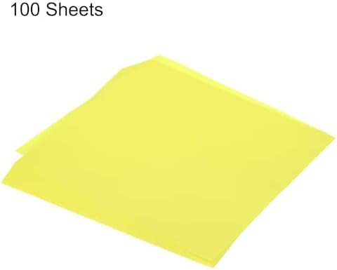 MECCANIXITY 100 Sheet Origami Paper Double Sided Fluorescent Yellow 10x10 Inch Square Sheet for Art Craft Project, Beginners, Gifts Decor - Image 3