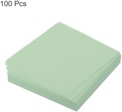 MECCANIXITY 100 Sheet Origami Paper Double Sided Light Green 2x2 Inch Square Sheet for Art Craft Project, Beginners, Gifts Decor - Image 3