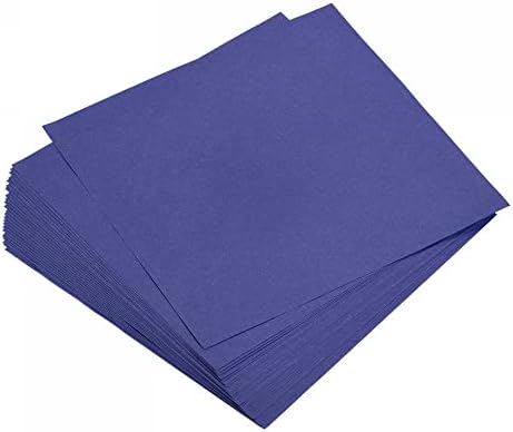 MECCANIXITY 100 Sheets Origami Paper Double Sided Navy Blue 6x6 Inch Square Sheet for Art Craft Project, Beginners, Gifts Decor by MECCANIXITY