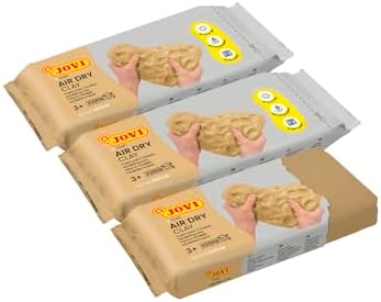 Jovi - Air Dry Clay, Sand Ochre Color, 3 x 1.1 lb, Total of 3.3 lb - Image 2
