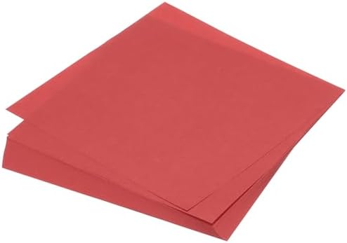MECCANIXITY 75 Sheet Origami Paper Double Sided 6x6" Bright Red by MECCANIXITY