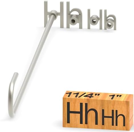 4Pcs Letters Branding Iron for Wood, Leather Branding Stamp (H h) by PKPKAUT
