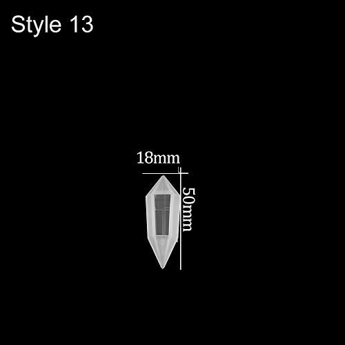 Pendulum UV Silicone Resin Molds DIY Craft Silicone Transparent Mold for Pendant Necklace Mold Jewelry Making Findings (18x50mm) - Image 2