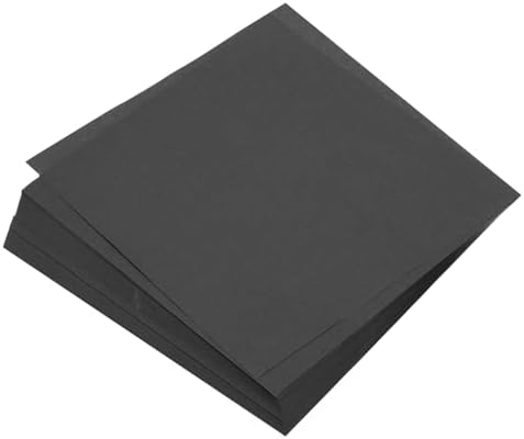 MECCANIXITY 100 Sheets Origami Paper Double Sided 8x8 Inch(20x20cm) Square Sheet for Art Craft Project, Beginners, Gifts Decor, Black by MECCANIXITY