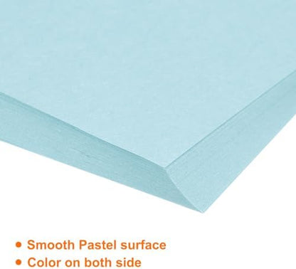 MECCANIXITY 75 Sheet Origami Paper Double Sided 6x6" Light Blue - Image 4
