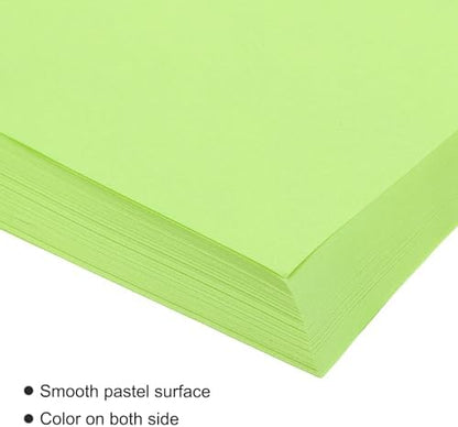 MECCANIXITY 100 Sheet Origami Paper Double Sided Fluorescent Green 8.3 x 5.8 Inch Square Sheet for Art Craft Project, Beginners, Gifts Decor - Image 4