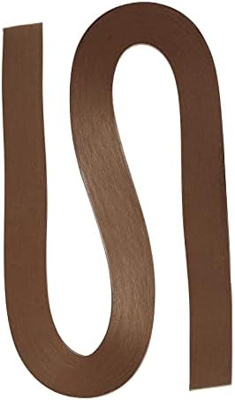 PATIKIL Quilling Strips Paper 120pcs 1/8"(3mm) 54cm Origami Paper Quilling Strip for Art DIY Hand Craft Christmas Coffee Color by PATIKIL