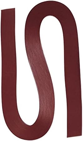 PATIKIL Quilling Strips Paper 120pcs 1/8"(3mm) 54cm Origami Paper Quilling Strip for Art DIY Hand Craft Christmas Wine Red by PATIKIL