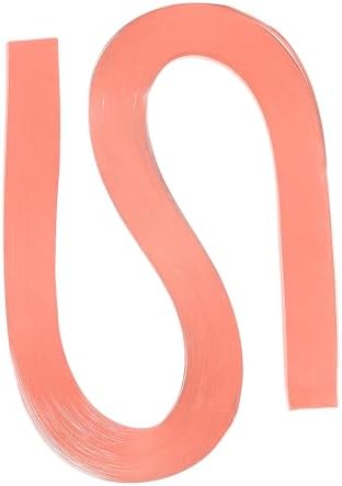 PATIKIL 120pcs Quilling Strips Paper 3/16"(5.2mm) 21"(54cm) Origami Paper Quilling Strip for Art DIY Hand Craft Christmas, Light Red by PATIKIL