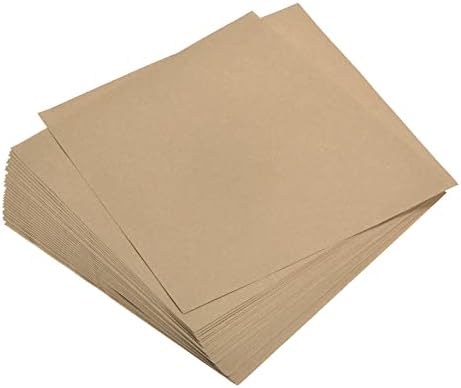 MECCANIXITY 25 Sheets Origami Paper Double Sided Dark Khaki 6x6 Inch Square Sheet for Art Craft Project, Beginners, Gifts Decor by MECCANIXITY
