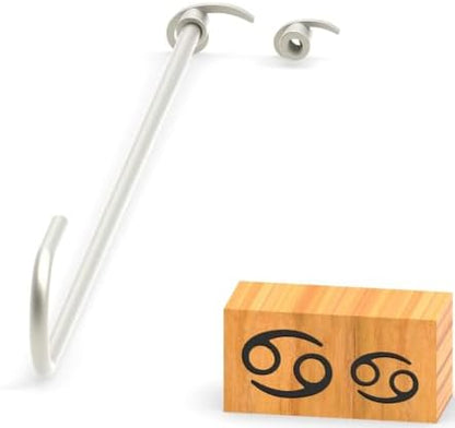 Branding Iron for Wood, Leather Branding Stamp 2Pcs Set (166#) by PKPKAUT