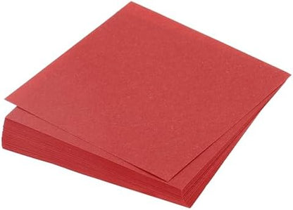 MECCANIXITY 75 Sheet Origami Paper Double Sided 3x3" Red by MECCANIXITY