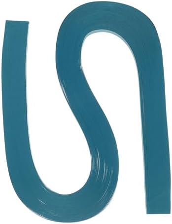 PATIKIL 120pcs Quilling Strips Paper 3/8"(10mm) 21"(54cm) Origami Paper Quilling Strip for Art DIY Hand Craft Christmas, Teal Blue by PATIKIL