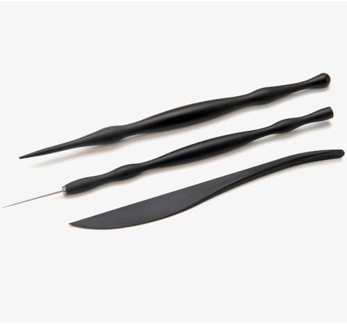 Sculpey Tools Clay Tool Starter Set for Polymer Clay, Duel Ended Tools for Wide Range of Projects and Techniques, 3/Pack, Case of 3 Packs, 9 Pieces Total - Image 2