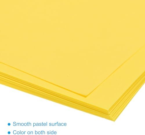 MECCANIXITY 25 Sheet Origami Paper Double Sided Lemon Yellow 4x4 Inch Square Sheet for Art Craft Project, Beginners, Gifts Decor - Image 4