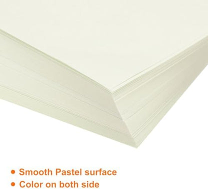 MECCANIXITY 75 Sheet Origami Paper Double Sided 6x6" Cream White - Image 4