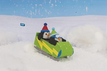 Simply Make Needle Felting Kit, Bobsled Penguins, Needle Felting Kit with Felting Needles and Felting Wool, Ideal Needle Felting Kits for Beginners, Fun DIY Craft Kit - Image 4