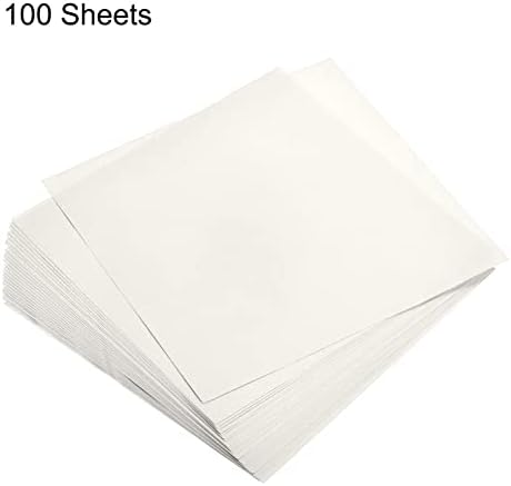 MECCANIXITY 100 Sheets Origami Paper Double Sided White 6x6 Inch Square Sheet for Art Craft Project, Beginners, Gifts Decor - Image 3