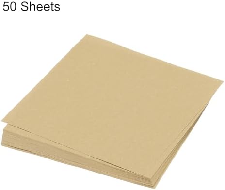MECCANIXITY 50 Sheet Origami Paper Double Sided Khaki 4x4 Inch Square Sheet for Art Craft Project, Beginners, Gifts Decor - Image 3