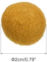 PATIKIL Wool Felt Balls Beads Wool Felting Pom 2cm 20mm Light Yellow for Home Decor DIY Crafts Handcrafts Project Pack of 20 - Image 2