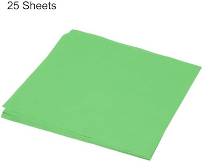 MECCANIXITY 25 Sheet Origami Paper Double Sided Green 10x10 Inch Square Sheet for Art Craft Project, Beginners, Gifts Decor - Image 3