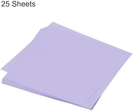 MECCANIXITY 25 Sheet Origami Paper Double Sided Light Purple 5x5 Inch Square Sheet for Art Craft Project, Beginners, Gifts Decor - Image 3