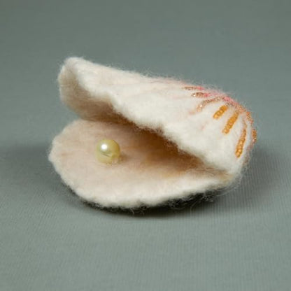 Wizardi Beginner Needle Felting Kit for Adults - Sea Jewelry. Sea Felting Kit 3,15x3,74 Inches. Felting Tools. Wool Felting Supplies. Felt Crafts. Wool Felt. V-59C Charivna Mit - Image 4