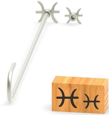 Branding Iron for Wood, Leather Branding Stamp 2Pcs Set (174#) by PKPKAUT