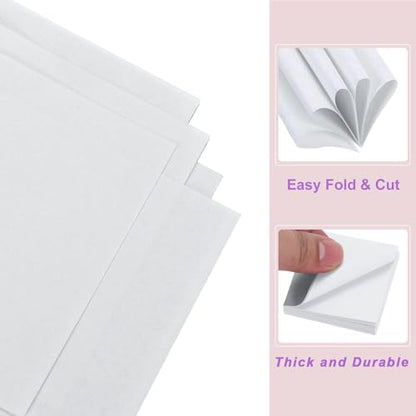 DMiotech 500 Sheets 2x2 Inch Origami Paper, White Square Origami Paper Easy Fold Double Sided Paper for DIY Arts and Crafts - Image 5