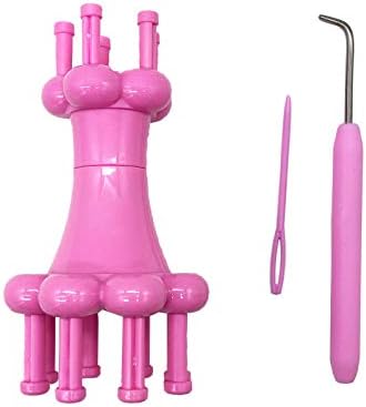 WAYION DIY Weaving Tool Hook Crochet Flower Arranger Spool Loom Knitter Knitting Rope Hook Knitting Tool by WAYION